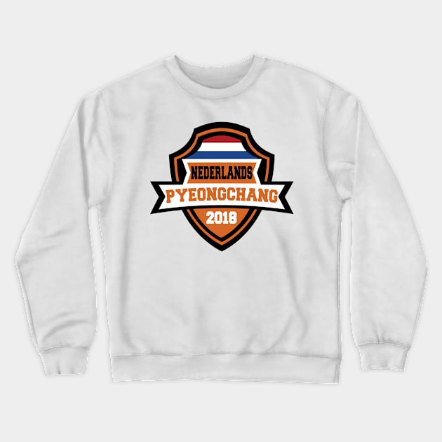 Team Netherlands Pyeongchang 2018 Crewneck Sweatshirt by OffesniveLine